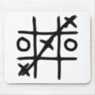 Tic Tac Toe - 3 in einer Reihe Mousepad