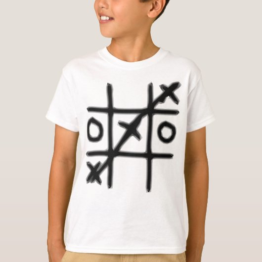 Tic Tac Toe - 3 in einer Reihe T-Shirt (Vorderseite)
