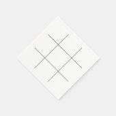 Tic Tac Toe Board Serviette (Ecke)