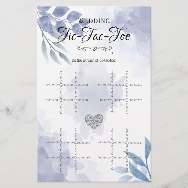 Tic-Tac-Toe Decorative Tischspiel zum Hochzeitsspi (Vorderseite)