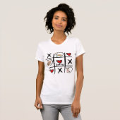 Tic-Tac-Toe-Fotos für die Beförderung von Haustier T-Shirt (Vorne ganz)
