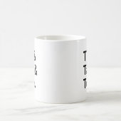 Tic Tac Toe | Fun Paper & Pencil Game Kaffeetasse (Mittel)