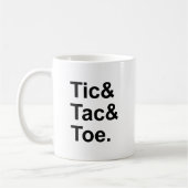 Tic Tac Toe | Fun Paper & Pencil Game Kaffeetasse (Links)