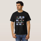 Tic Tac Toe Game Lover Geschenk für die Palestine T-Shirt (Vorne ganz)