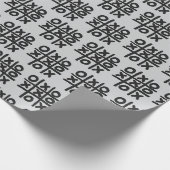 Tic Tac Toe Geschenkpapier (Ecke)