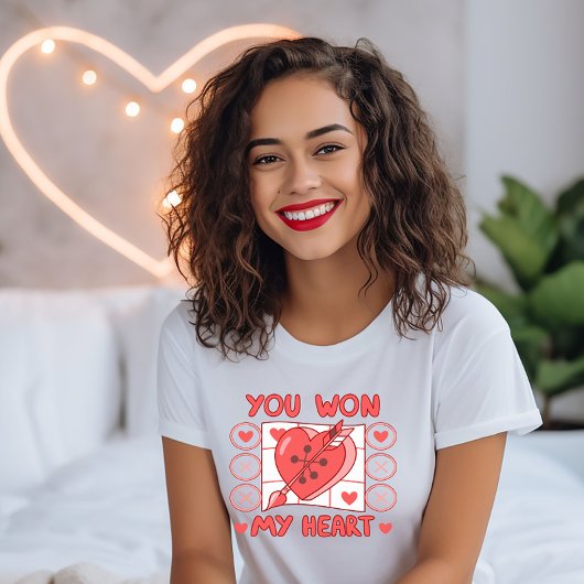 Tic-Tac-Toe Herz Valentine T-Shirt
