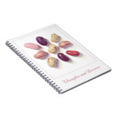 TIC TAC TOE JELLY BEANS 6.5x8.75 Spiral Notebook Notizblock (Rechte Seite)