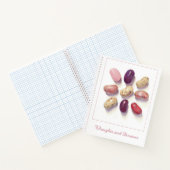 TIC TAC TOE JELLY BEANS 8.5x11 Spiral Notebook Notizblock (Innenseite)