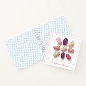 TIC TAC TOE JELLY BEANS 8.5x8.5 SpiralNotebook Notizblock (Innenseite)