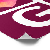 Tic Tac Toe Joy und Gott Christlicher Glaube Poster (Ecke)