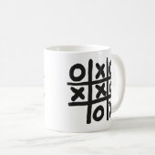 Tic Tac Toe Kaffeetasse (VorderseiteRechts)