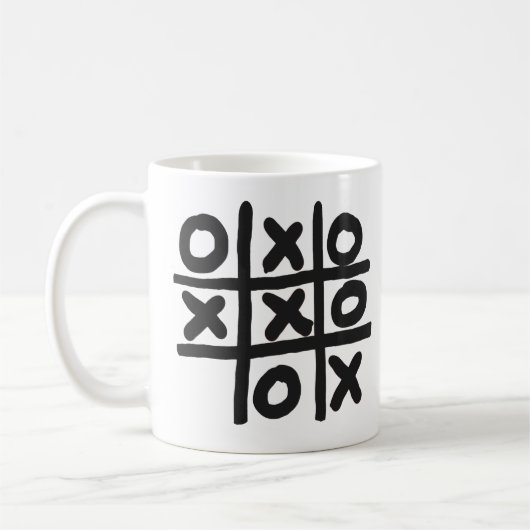 Tic Tac Toe Kaffeetasse (Links)