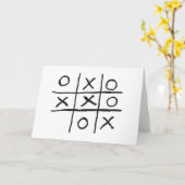 Tic-Tac-Toe Karte (Gelbe Blume)