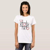 Tic Tac Toe - Liebe gewinnt immer T-Shirt (Vorne ganz)
