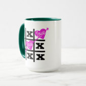 Tic Tac Toe Liebe Valentine's Day Geschenk Idee -  Tasse (Vorderseite Links)