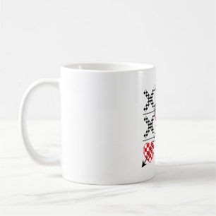 Tic Tac Toe Love Kaffeetasse
