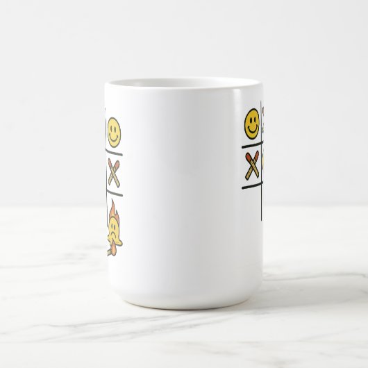 Tic Tac Toe Magic Tasse (Zentrum)