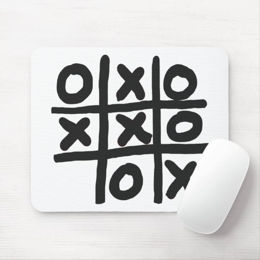 Tic Tac Toe Mousepad (Mit Mouse)