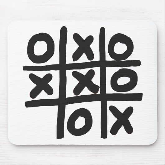Tic Tac Toe Mousepad (Vorne)