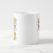 Tic Tac Toe Mug Jumbo-Tasse (Vorderseite)