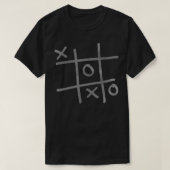 Tic Tac Toe Noughts and Crosses Gamers T-Shirt (Design vorne)