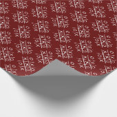 Tic-Tac-Toe Noughts and Crosses Geschenkpapier (Ecke)