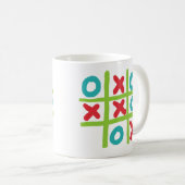 Tic-tac-toe Noughts and Crosses Kaffeetasse (VorderseiteRechts)