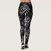 Tic-Tac-Toe Noughts and Crosses Leggings (Rückseite)