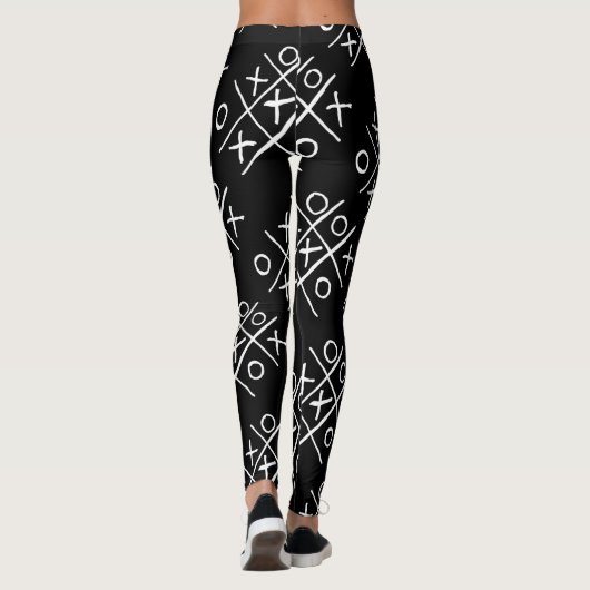 Tic-Tac-Toe Noughts and Crosses Leggings (Rückseite)