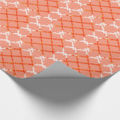 Tic Tac Toe (peach) Muster Geschenkpapier (Ecke)