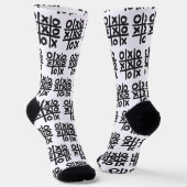 Tic Tac Toe Socken (Gewinkelt)