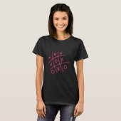 Tic Tac Toe T - Shirt (Vorne ganz)