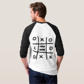 TIC TAC TOE T-Shirt (Schwarz voll)