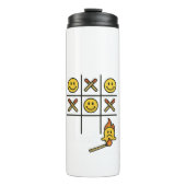 Tic Tac Toe Thermosbecher (Vorderseite)