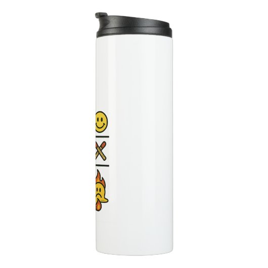 Tic Tac Toe Thermosbecher (Nach rechts gedreht)