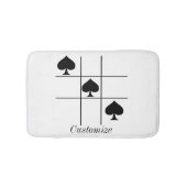 Tic Tac Toe Thunder_Cove Badematte (Vorderseite)