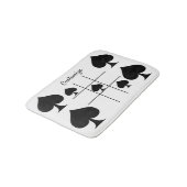 Tic Tac Toe Thunder_Cove Badematte (Schrägansicht)