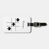 Tic Tac Toe Thunder_Cove Gepäckanhänger (Vorderseite horizontal)