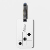 Tic Tac Toe Thunder_Cove Gepäckanhänger (Rückseite vertikal)