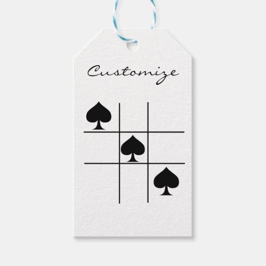 Tic Tac Toe Thunder_Cove Geschenkanhänger (Vorderseite)