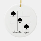 Tic Tac Toe Thunder_Cove Keramik Ornament (Vorne)