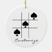 Tic Tac Toe Thunder_Cove Keramik Ornament (Hinten)