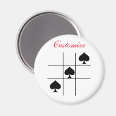 Tic Tac Toe Thunder_Cove Magnet (Vorderseite/Rückseite)