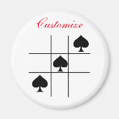 Tic Tac Toe Thunder_Cove Magnet (Vorne)