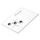 Tic Tac Toe Thunder_Cove Notizblock (angewinkelt)