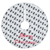 Tic Tac Toe Thunder_Cove Polyester Weihnachtsbaumdecke (Vorderseite)