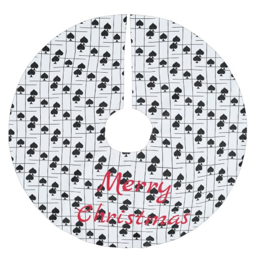 Tic Tac Toe Thunder_Cove Polyester Weihnachtsbaumdecke (Vorderseite)