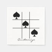 Tic Tac Toe Thunder_Cove Serviette (Vorderseite)