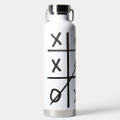 Tic Tac Toe Trinkflasche (Vorderseite)
