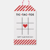 Tic Tac Toe Valentine, Kinderschule Geschenkanhänger (Vorderseite)